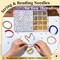 Letter Beads Kit - Alphabet Beads for Friendship Bracelets, Gold Beads Included, Bracelet Making Kit